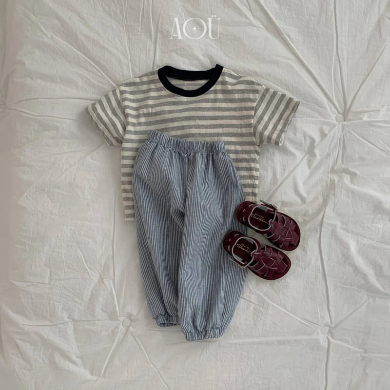 Volume Stripe Jogger Pants