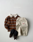 Multi Stripe Collar Tee