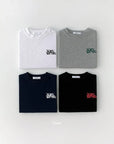 Black Button Logo Tee