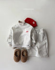 Snow Embroidery Sweatshirt