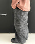 Leopard Panel Pants