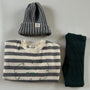 Midnight Striped Sweatshirt