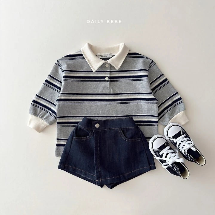 Little Foxx – Chestnut Collar Tee
