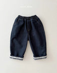 Little Foxx – Roll-Up Raw Denim Pants