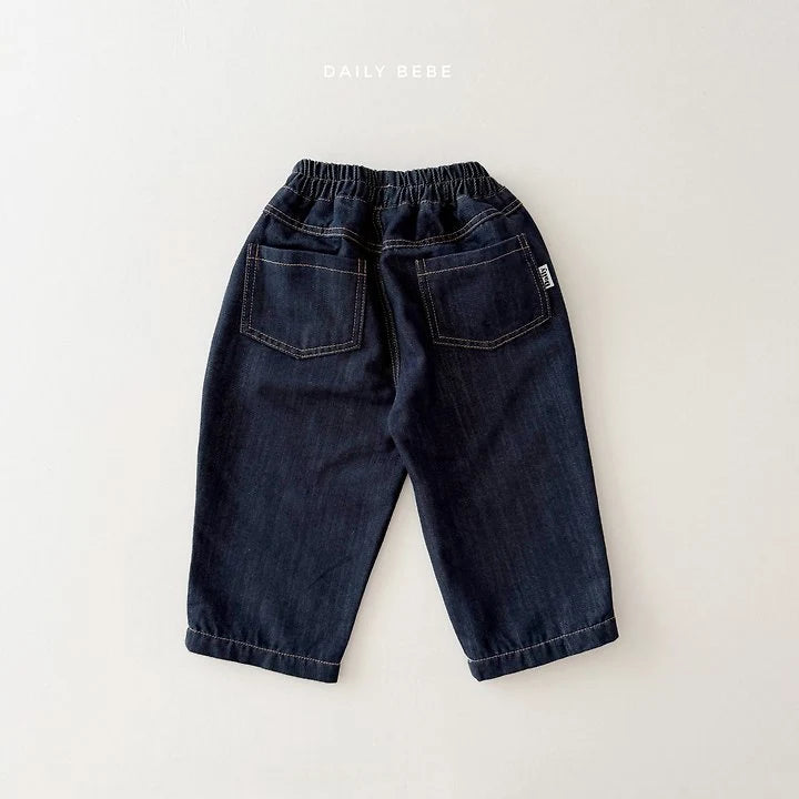 Little Foxx – Roll-Up Raw Denim Pants