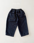 Little Foxx – Roll-Up Raw Denim Pants