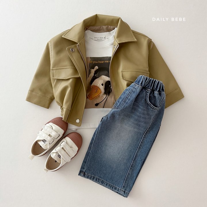 Little Foxx – Faux Leather Jacket
