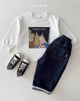 Little Foxx – Roll-Up Raw Denim Pants