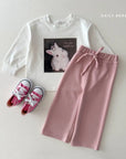 Little Foxx – Knit Wide Pants