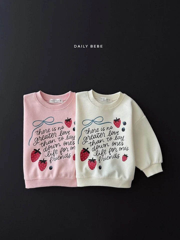 Little Foxx – Strawberry Ribbon Sweatshirt