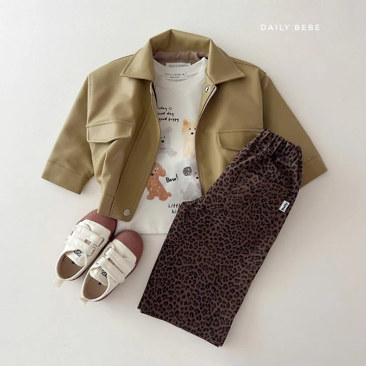 Little Foxx – Faux Leather Jacket