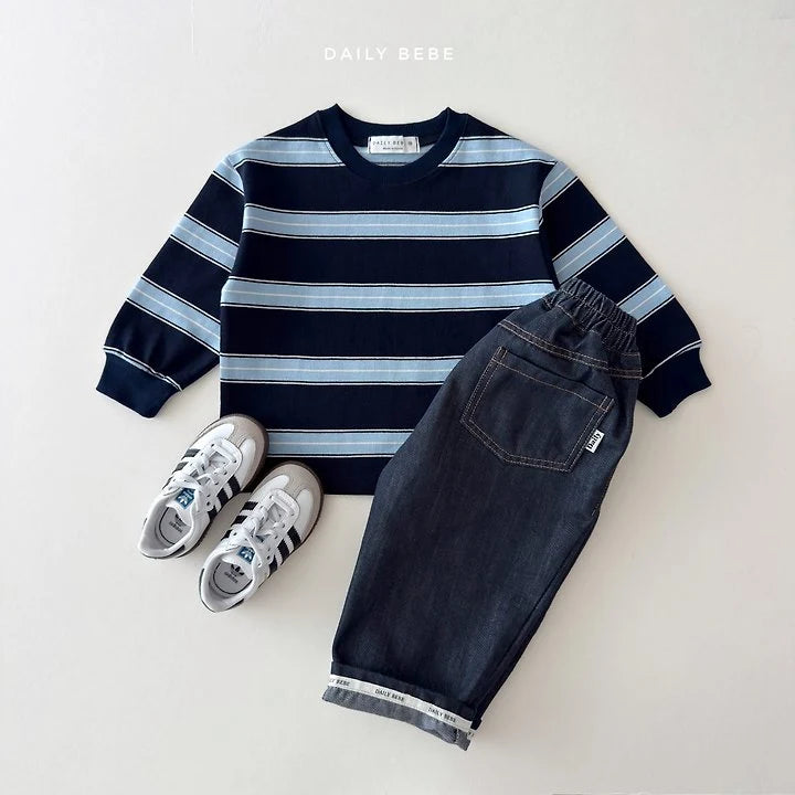 Little Foxx – Roll-Up Raw Denim Pants