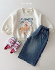 Little Foxx – Curved Denim Pants