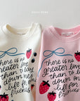 Little Foxx – Strawberry Ribbon Sweatshirt