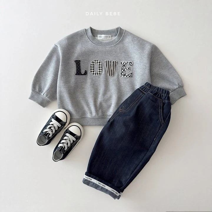 Little Foxx – Roll-Up Raw Denim Pants