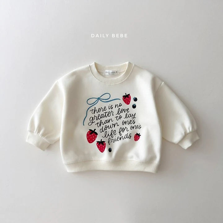 Little Foxx – Strawberry Ribbon Sweatshirt
