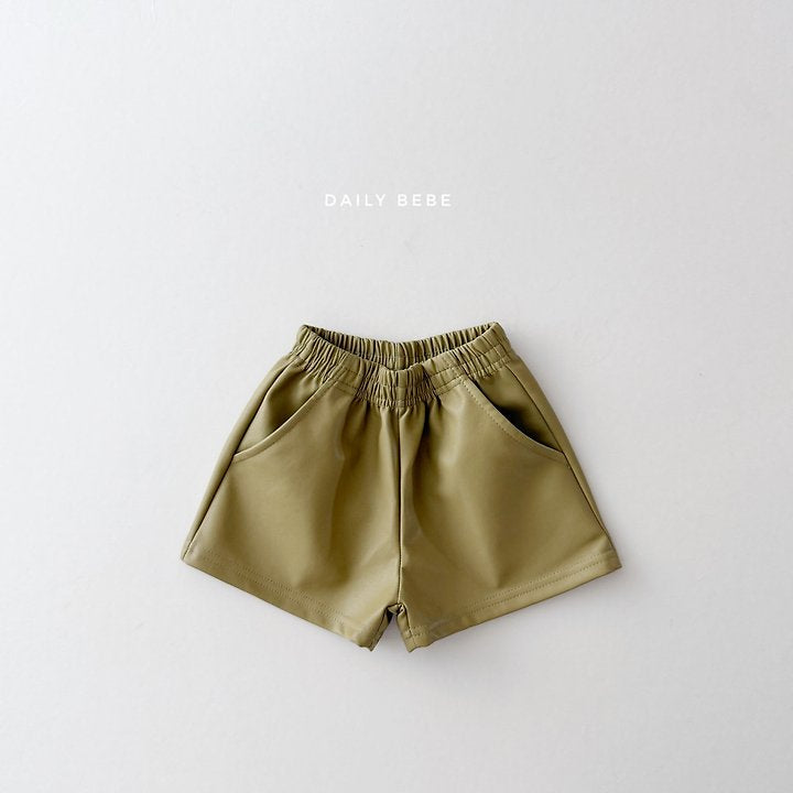 Little Foxx – Faux Leather Shorts