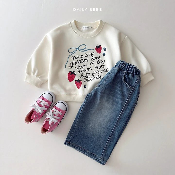 Little Foxx – Curved Denim Pants