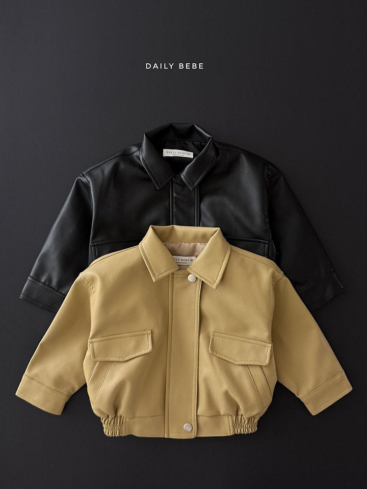 Little Foxx – Faux Leather Jacket