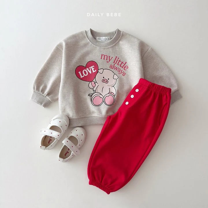 Little Foxx – Button Jogger Pants