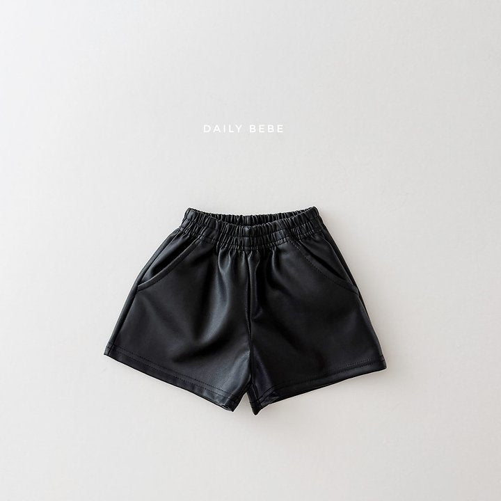 Little Foxx – Faux Leather Shorts