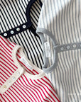Little Foxx – Stripe Henley Neck Tee