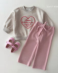 Little Foxx – Heart Embroidery Sweatshirt