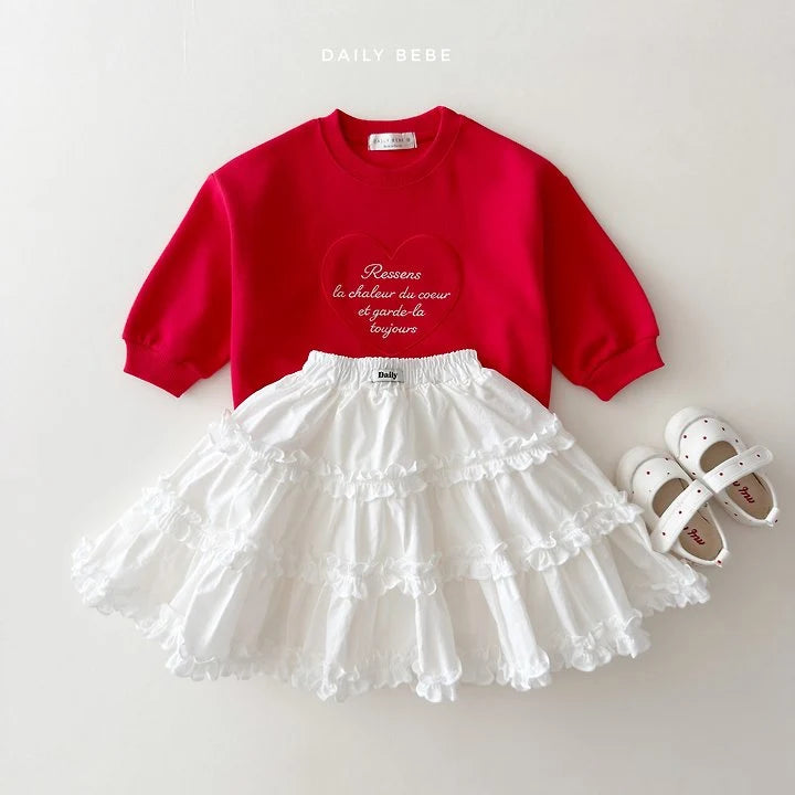 Little Foxx – Heart Embroidery Sweatshirt