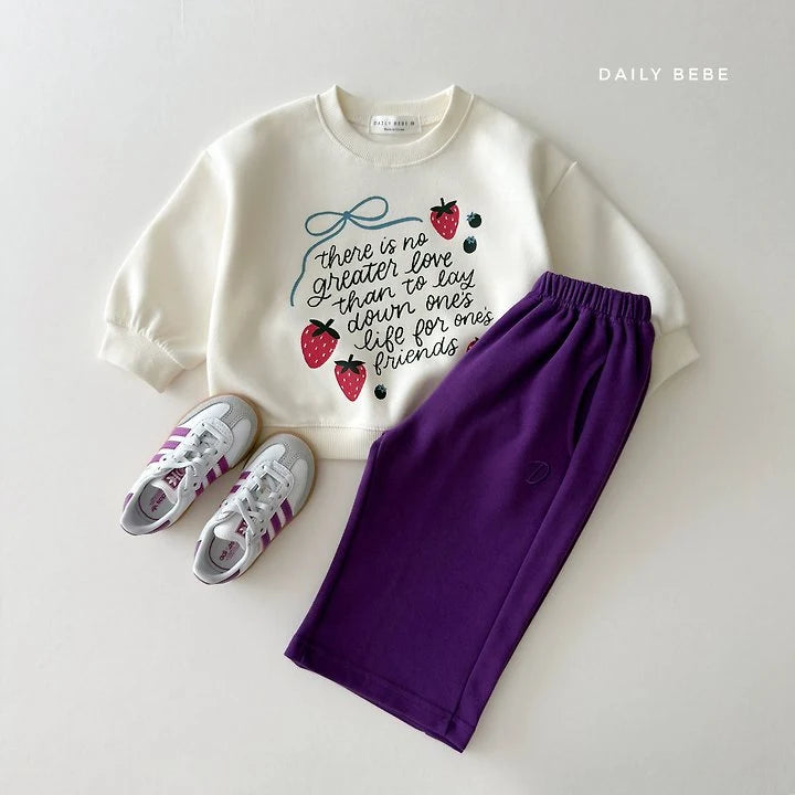 Little Foxx – Strawberry Ribbon Sweatshirt