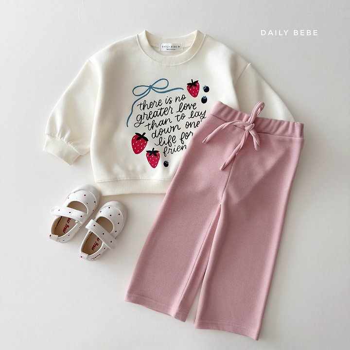 Little Foxx – Strawberry Ribbon Sweatshirt