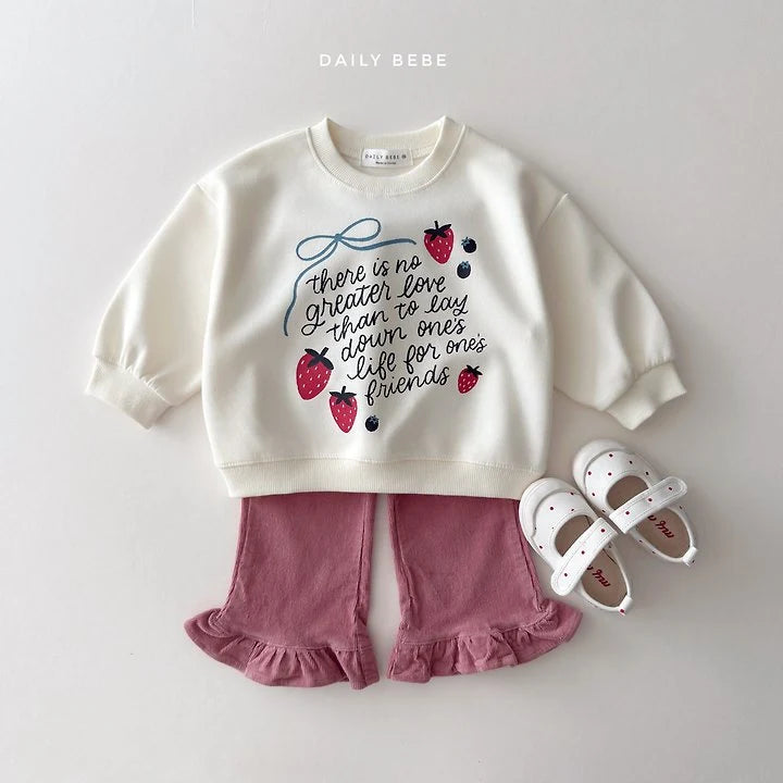 Little Foxx – Strawberry Ribbon Sweatshirt