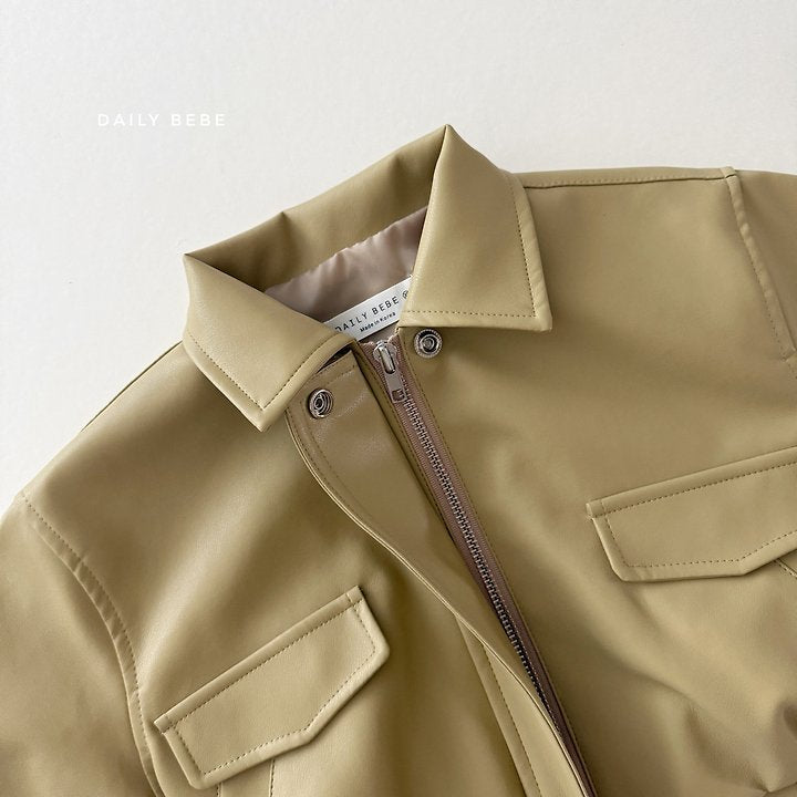 Little Foxx – Faux Leather Jacket