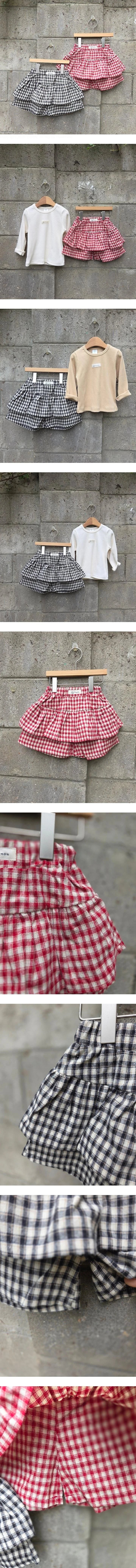 Little Foxx – Check Skirt Pants