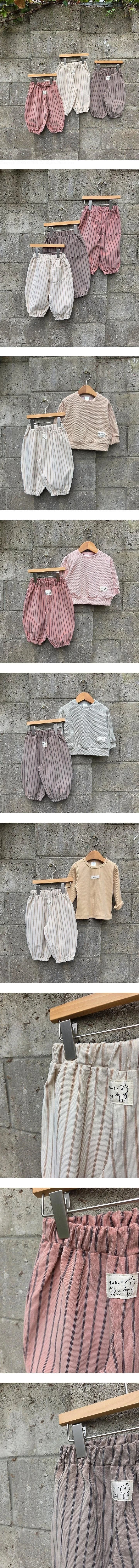 Little Foxx – Striped Banded Pants