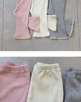 Little Foxx – Ribbed Torchon Flare Pants