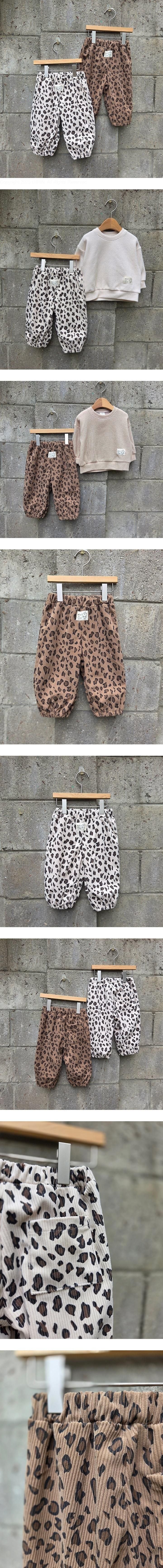 Little Foxx – Leopard Banded Pants