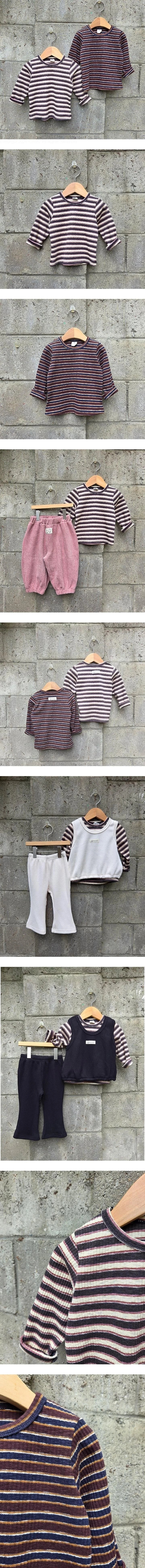 Little Foxx – Ribbed Striped Tee