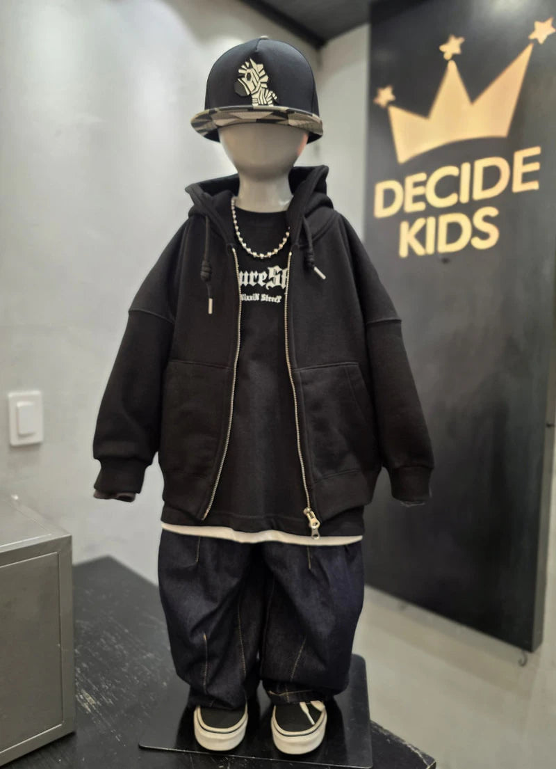 Little Foxx – Twin Loose Hood Zip-up