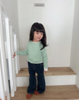 Little Foxx – Chenille Bootcut Denim Pants