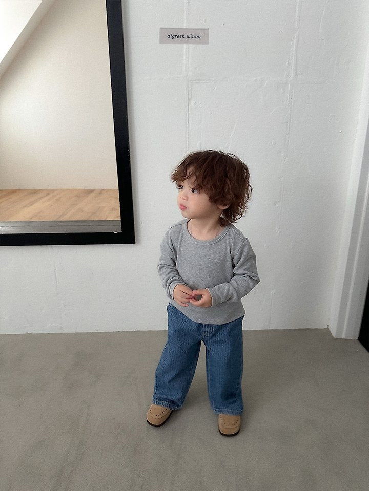 Little Foxx – Quilted Denim Pants