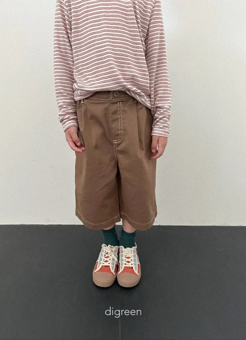 Stitch Bermuda Pants