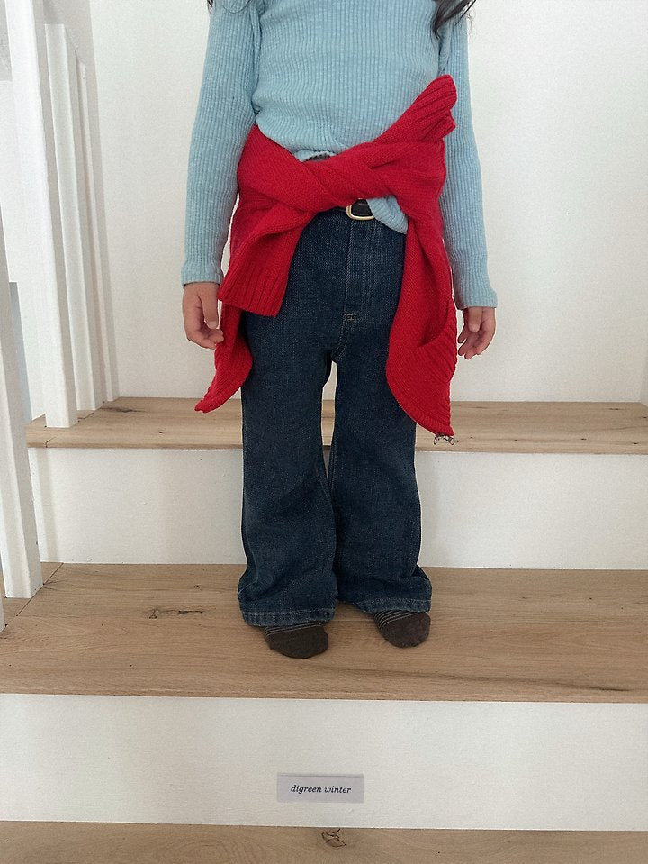 Little Foxx – Chenille Bootcut Denim Pants