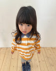 Striped Collar Sweatshirt