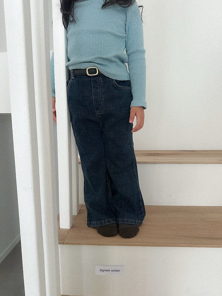 Little Foxx – Chenille Bootcut Denim Pants