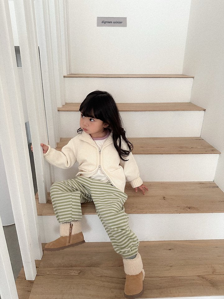 Little Foxx – Cherry Striped Jogger Pants