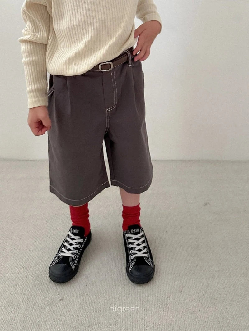 Stitch Bermuda Pants