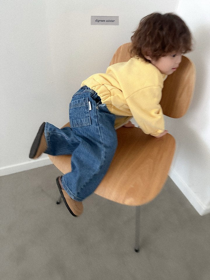 Little Foxx – Quilted Denim Pants