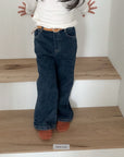 Little Foxx – Chenille Bootcut Denim Pants