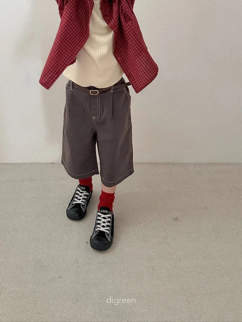 Stitch Bermuda Pants