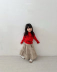 Check Tiered Skirt